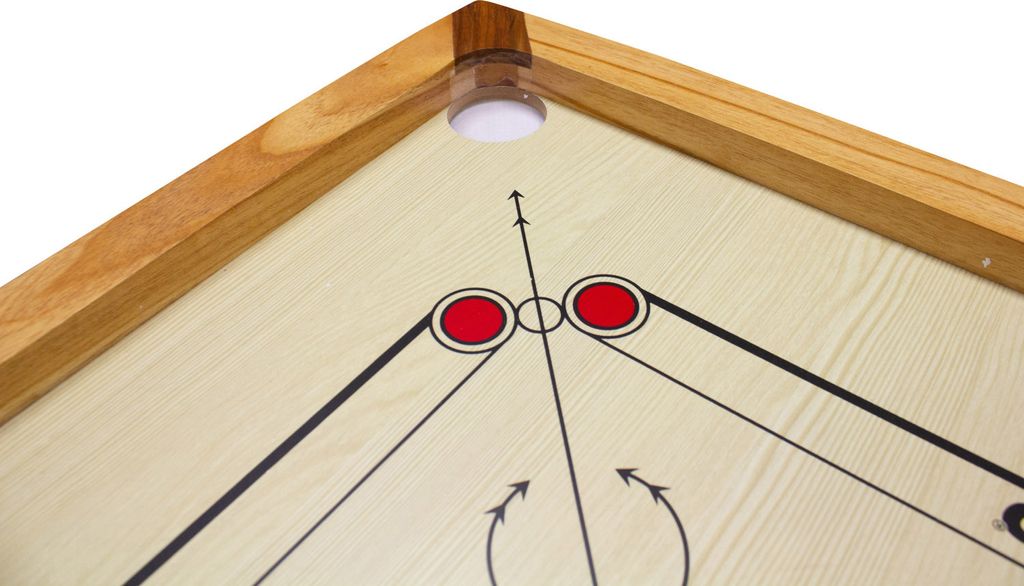 Klassisches 32 X32 Zoll Brettspiel Holz Carrom Board Mit Münzen Und Striker