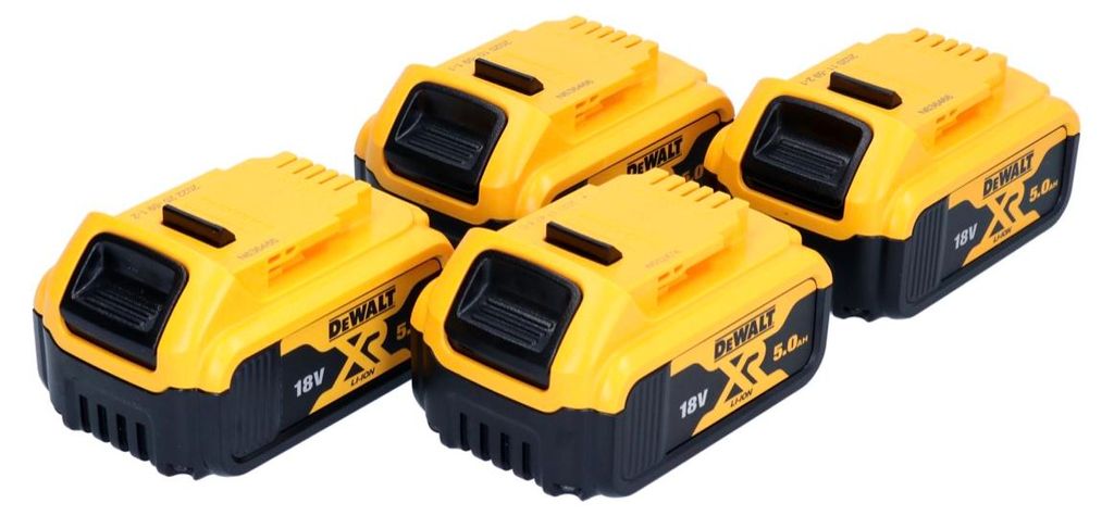 DeWalt DCB 184 P4 Akkupack 18 V 5,0 Ah / 5000 mAh 4 Stk. XR Produktbild 
