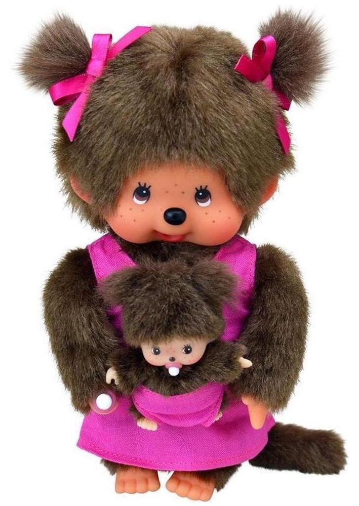 Monchhichi Mother Care Pink Girl, 20 cm, 1Stück Produktbild 