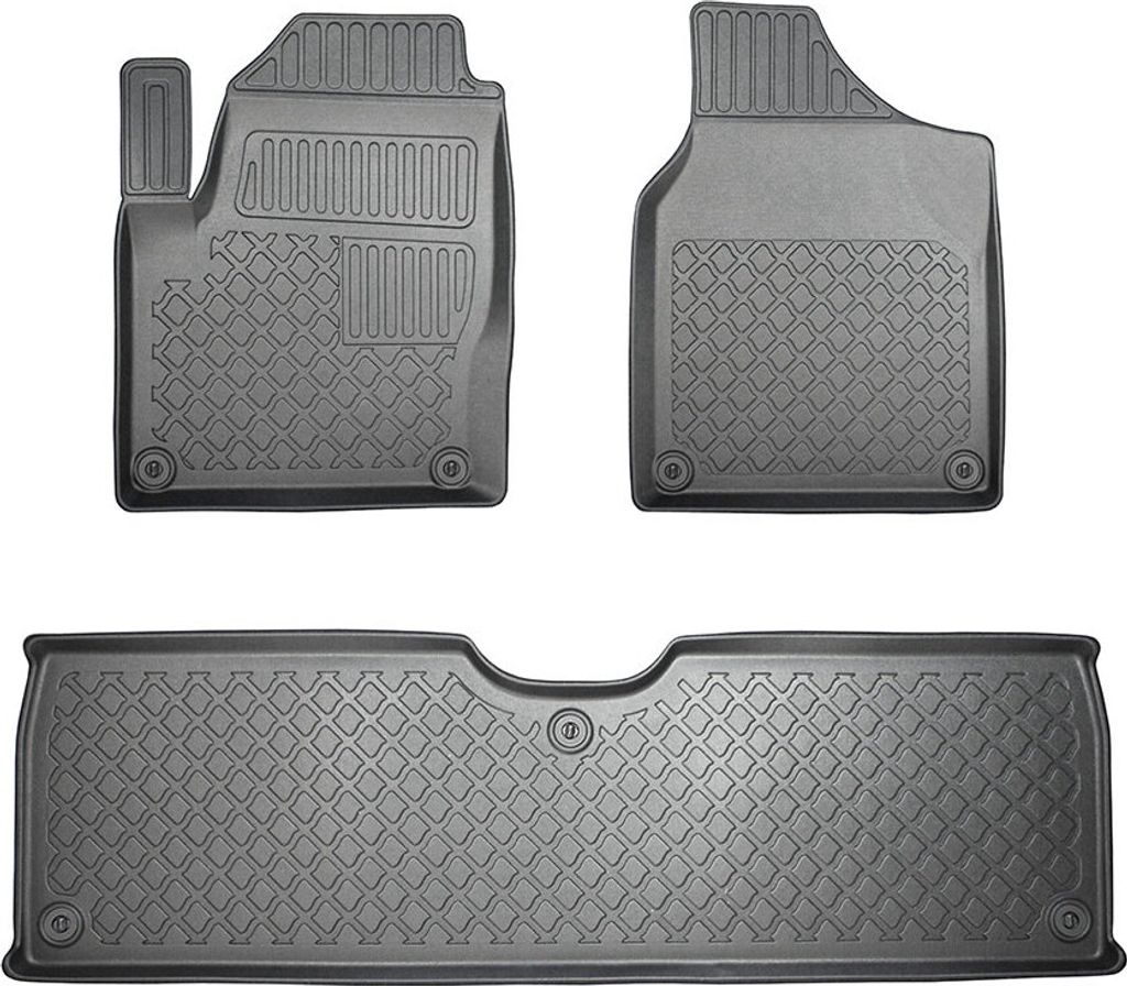 Z441211 TPE-Gummifußmatten kompatibel mit VW Sharan I 5/7 seats V/5 1995-08.2010