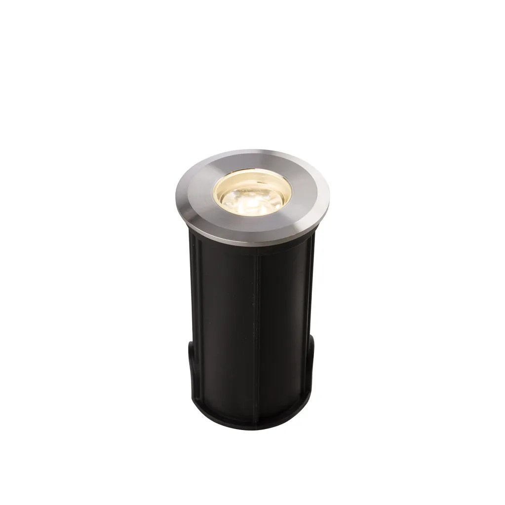 Lampe LED Extérieure Argentée PICCO - Hauteur 7cm - Design Nowodvorski
