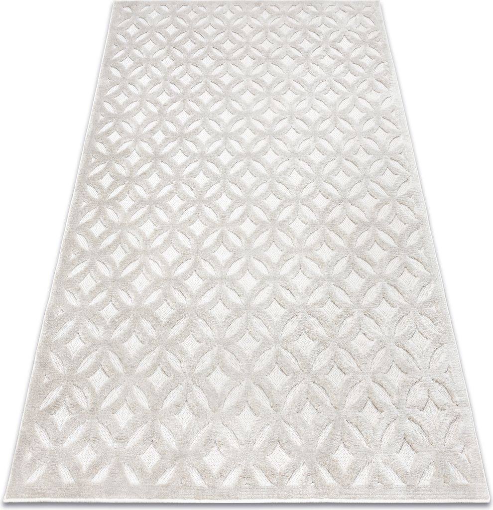 Teppich SANTO SISAL 58507 Durchbrochen, Art Deco beige beige 200x290 cm