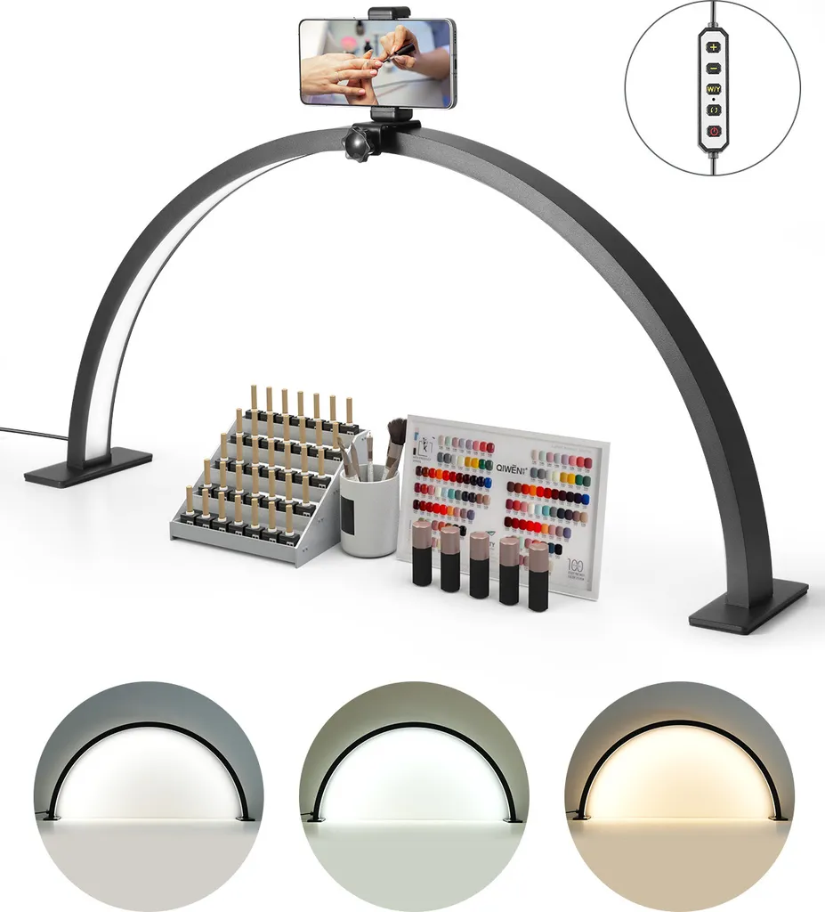 Lampada LED Mezzaluna VEVOR 30W: Illuminazione Shadow-Free 76cm