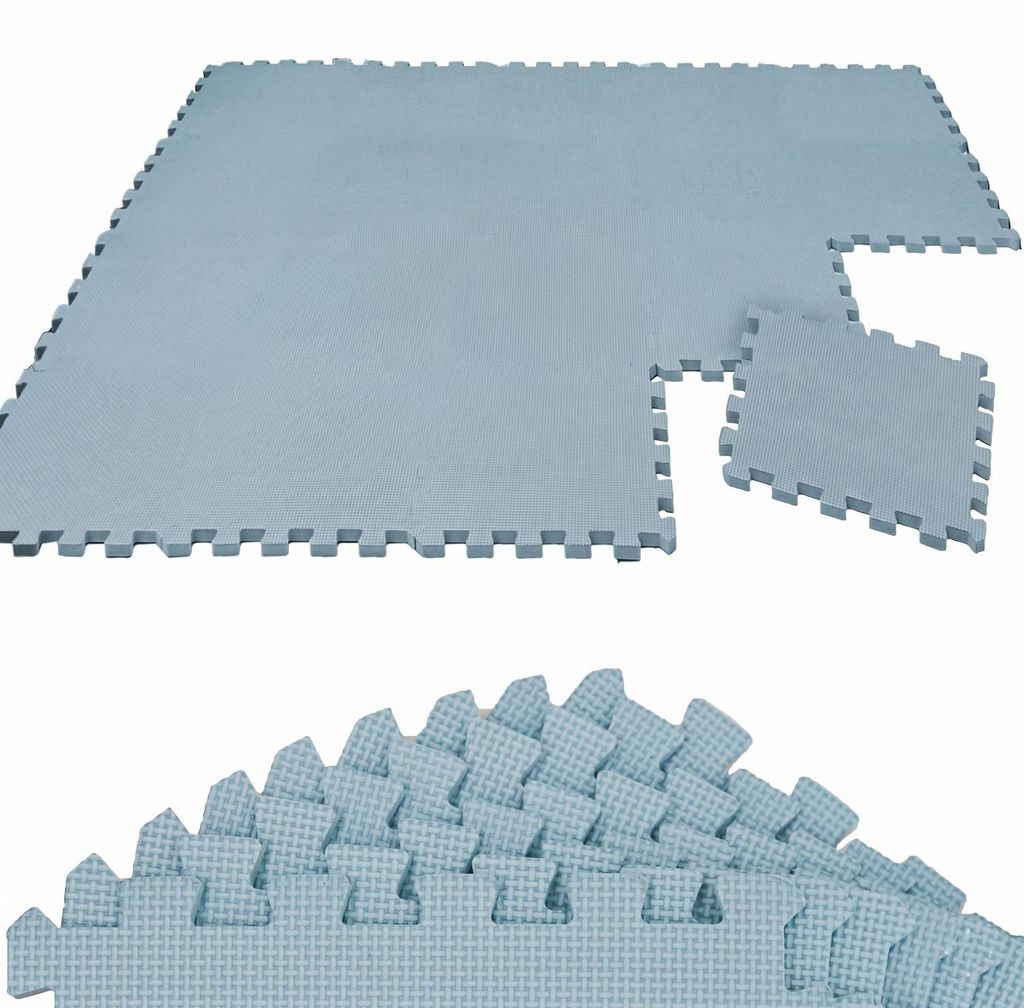 18 Teile Spielmatte Baby Puzzlematte - 30x30 Krabbelmatte Bodenmatte Kinderzimmer