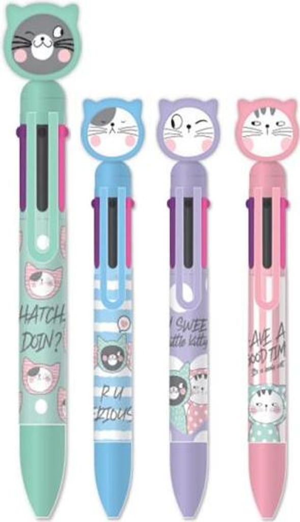 Automatik 6-Farben-Stift So Many Cats 0,7mm M&G