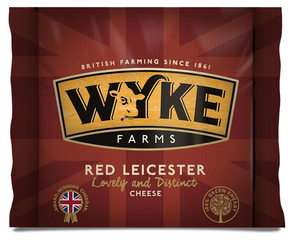 Fromage Cheddar Red Leicester, 200 g, marque Wyke Farms Image du produit 