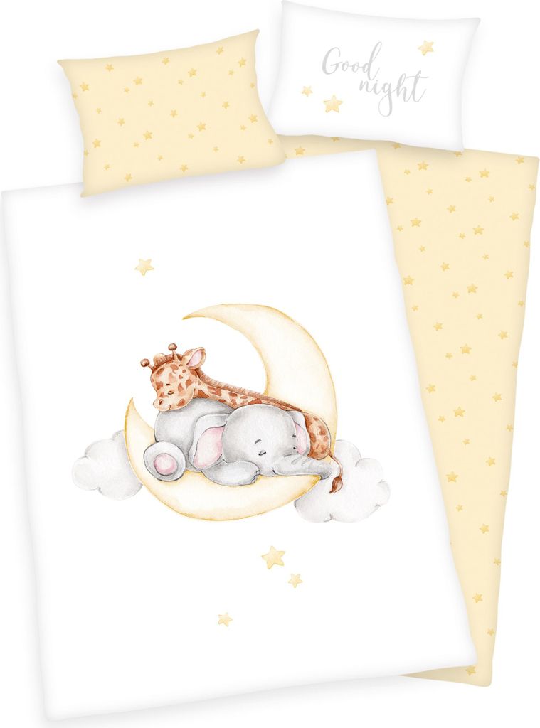 HERDING babybest® Bettwäsche - Sleeping on the moon - Produktbild 