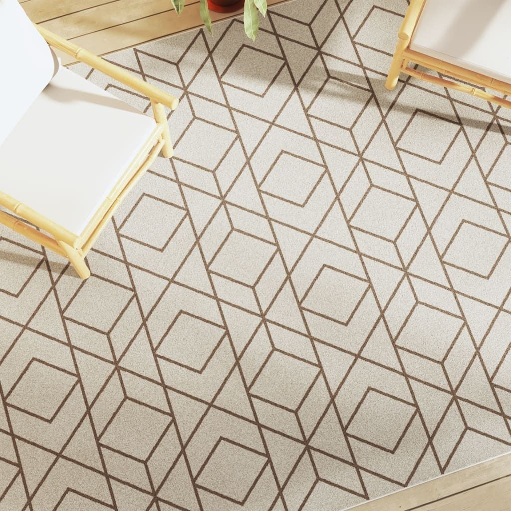 Möbel Teppich Kurzflor Mehrfarbig 190x300 cm Rutschfest - Designerteppiche 4007209