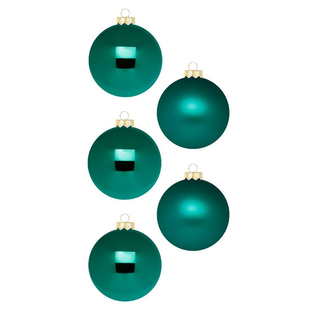 Weihnachtskugeln Glas 3cm 24 Stück - Deep Forest Produktbild 