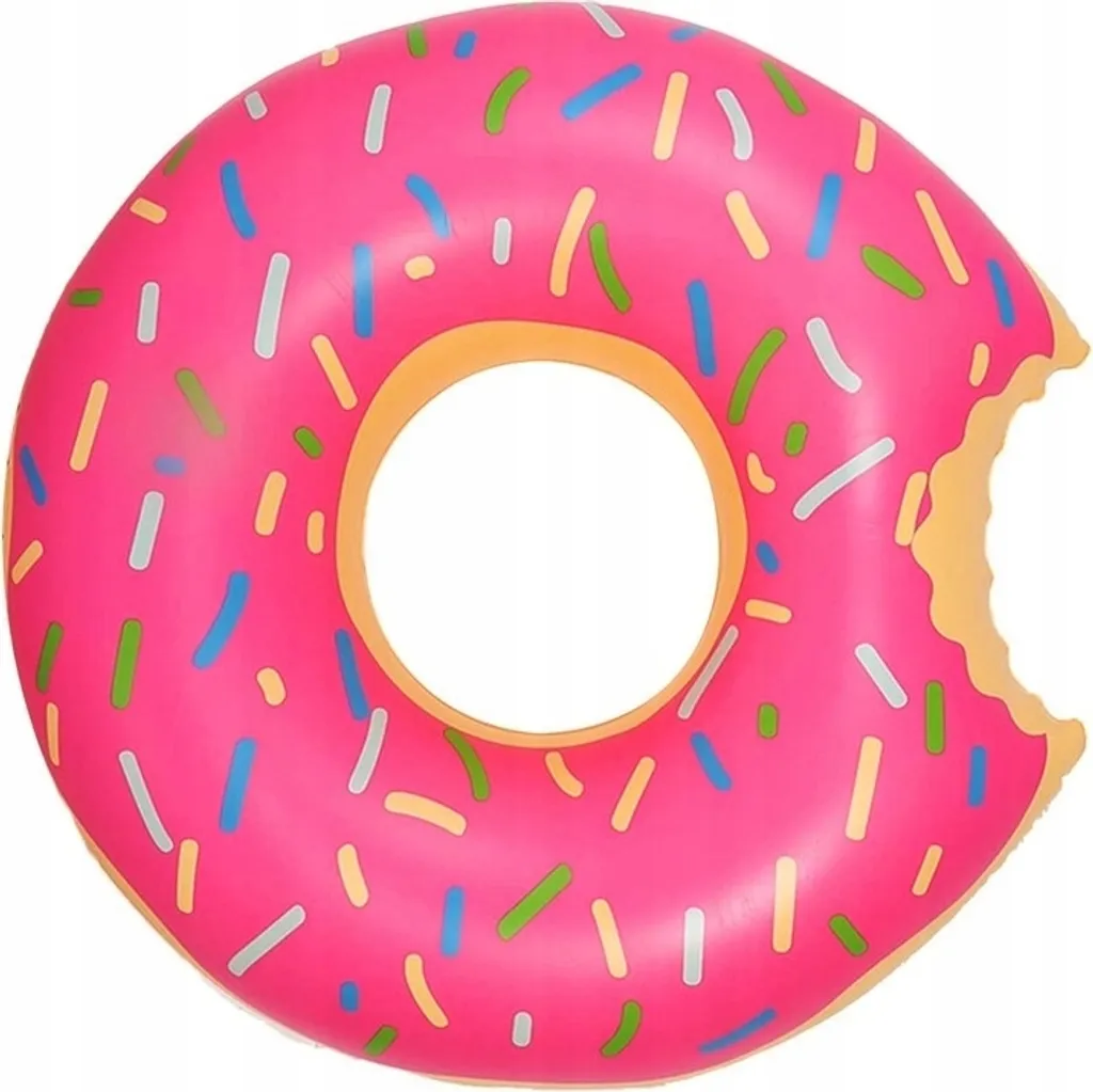 Bouée gonflable Donut Matelas XXL géant pour piscine et mer - Design 120cm