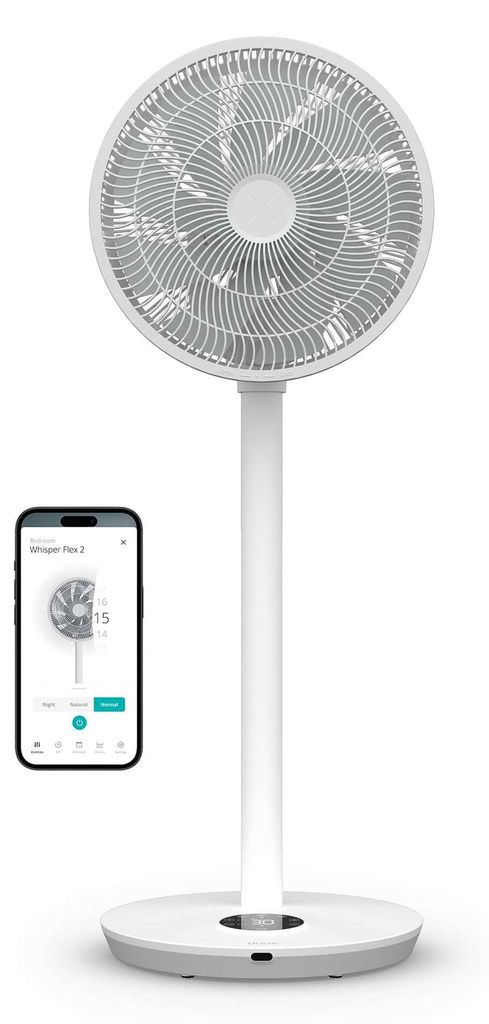 Duux Fan | Whisper Flex 2 | Ventilateur sur pied | Blanc | Image du produit 