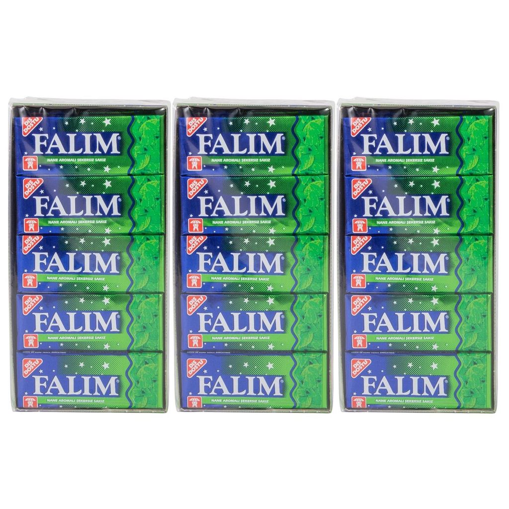 Falim Minze Kaugummi 3er Vorteilspack , 3x5*20 Produktbild 