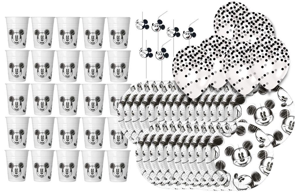 Micky Maus - Kindergeburtstags-Set (62-teilig) Teller Produktbild 