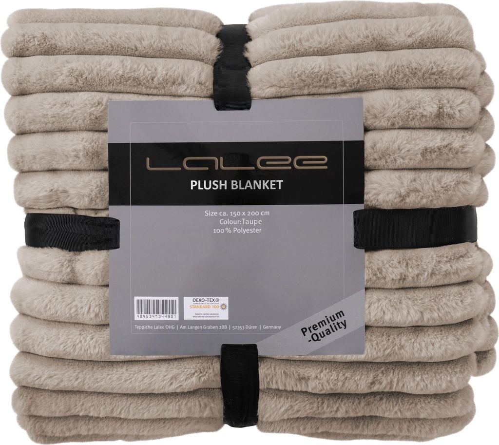 Wohndecke in Cordoptik PLUSH BLANKET