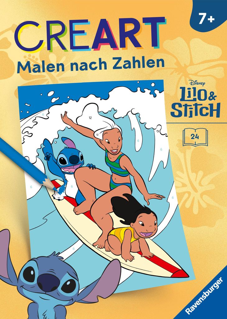 Ravensburger CreArt Malen nach Zahlen ab 7 Disney - Lilo & Produktbild 