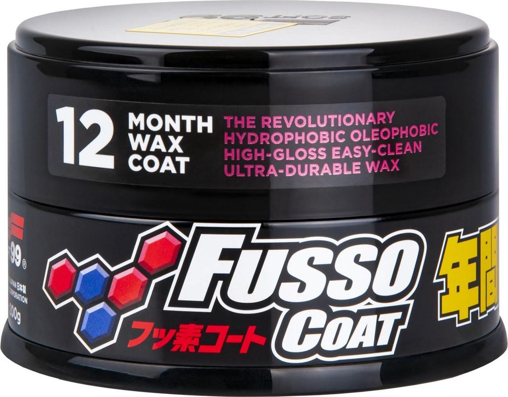 Soft99 Fusso Mantel 12 Monate dunkles Wachs 200 g Produktbild 