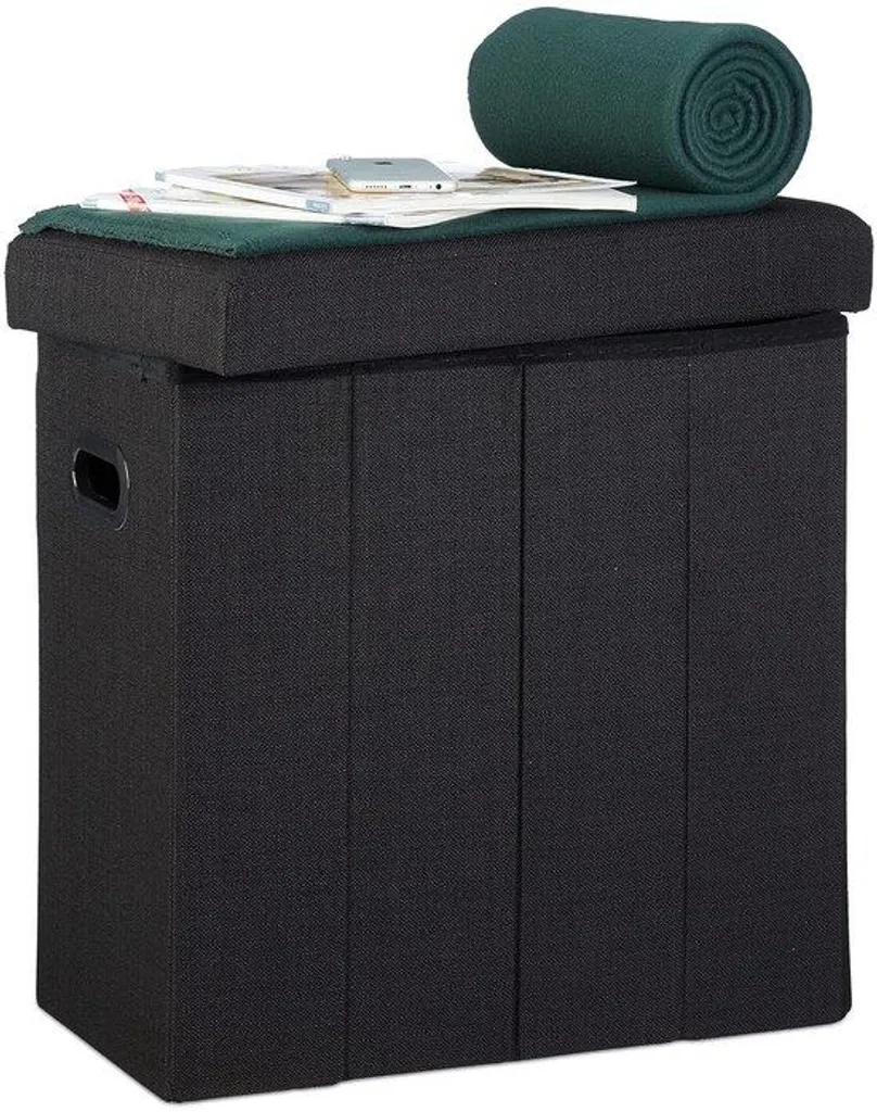 Banquette rabattable en similicuir pour optimiser un salon ou entrée