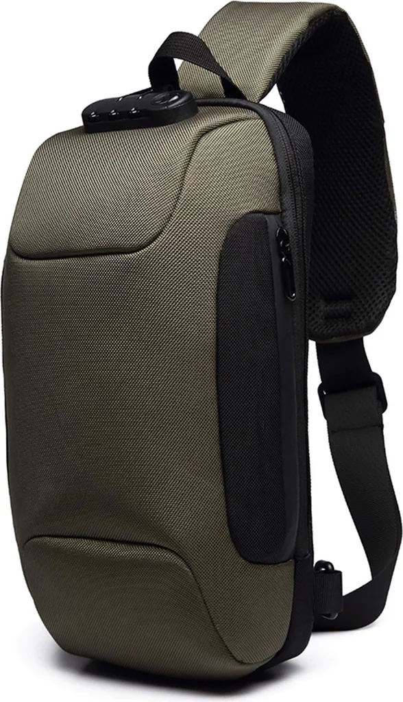 Sac bandoulière étanche avec poche anti-vol et tissu Oxford résistant