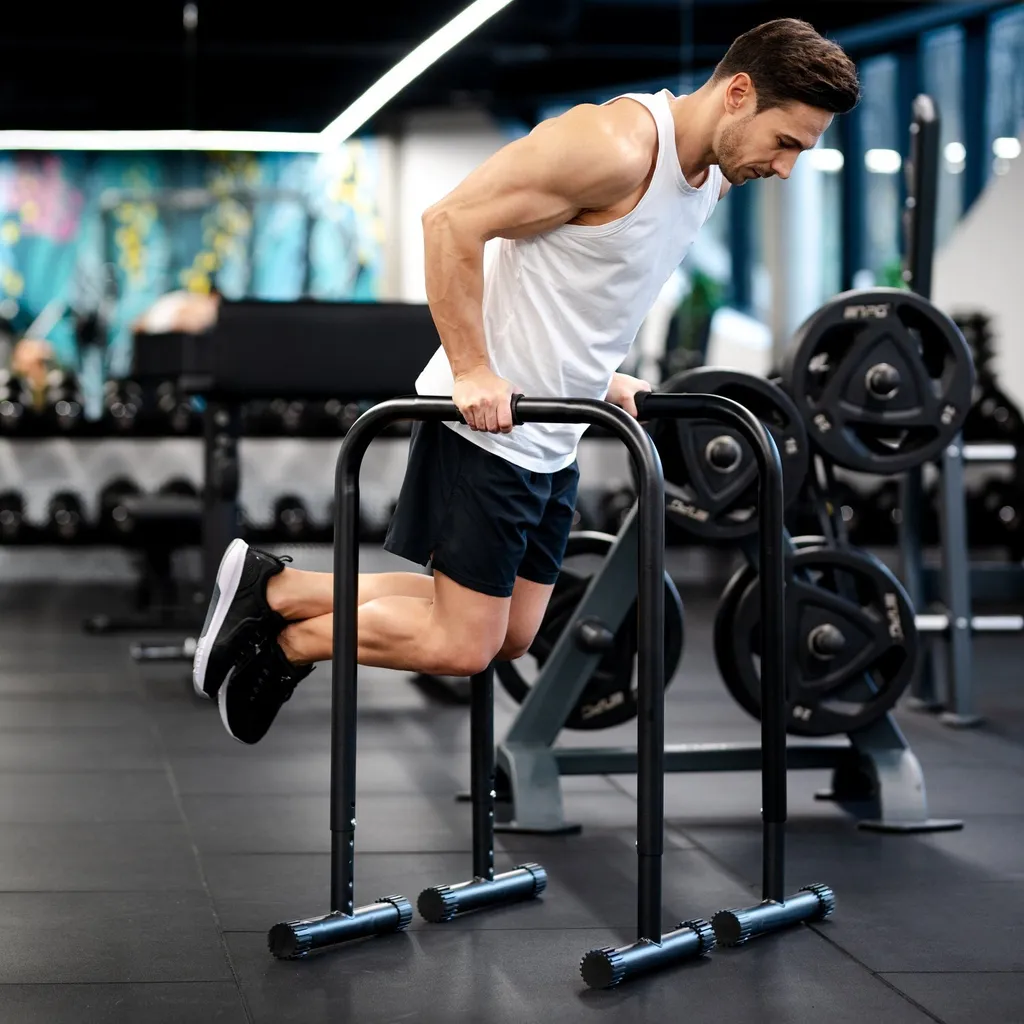 Station de Dips pour Workout et Musculation à la Maison - Réglable