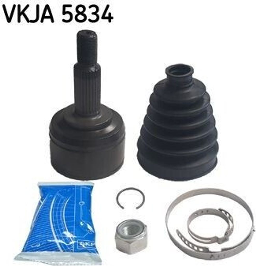 SKF VKJA 5834 Gelenksatz, Antriebswelle OE kompatibel mit Dokker, Lodgy, Fluence, Scenic, Megane