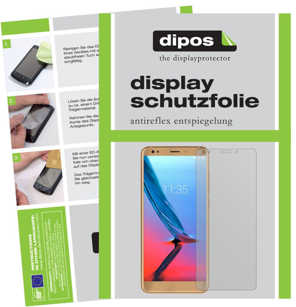 2x Schutzfolie für ZTE Blade V9 Vita matt Displayschutzfolie Display Schutz