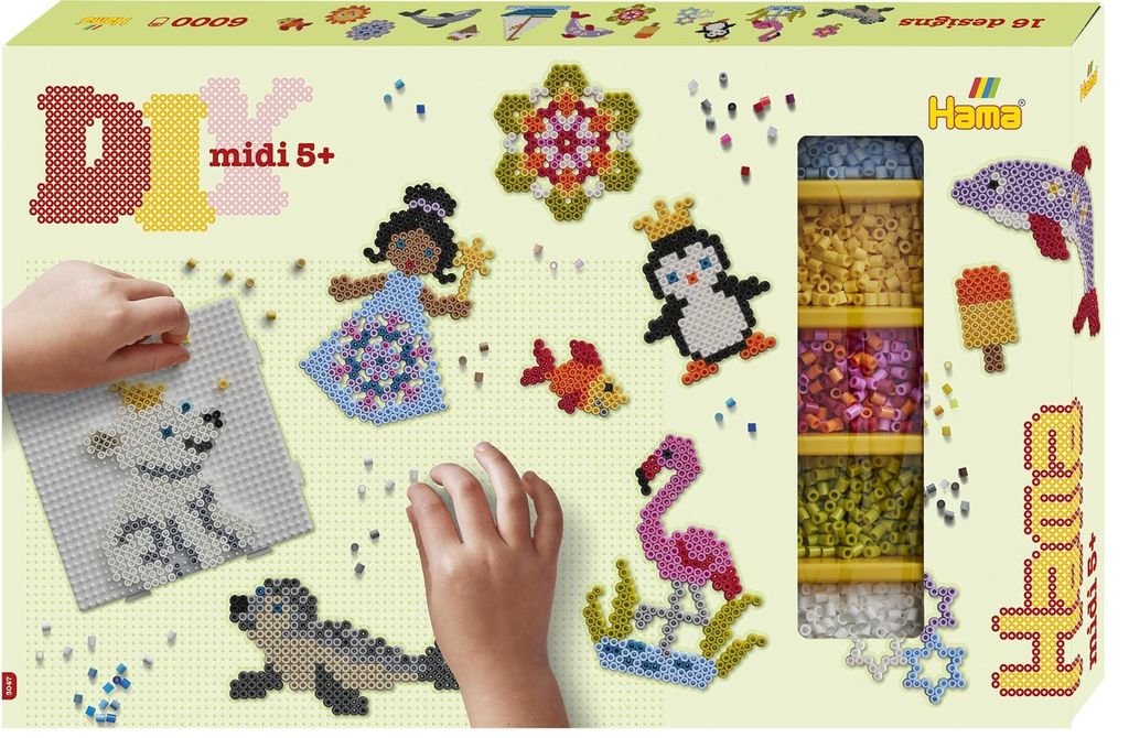 Hama Perlen 3047 Bügelperlen Allround, Geschenkpackung mit Produktbild 