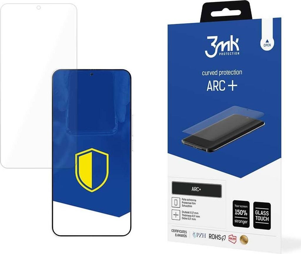3mk Display Schutzfolie ARC+ für Meizu 21 Geely Galaxy 0,17mm Self-Heal