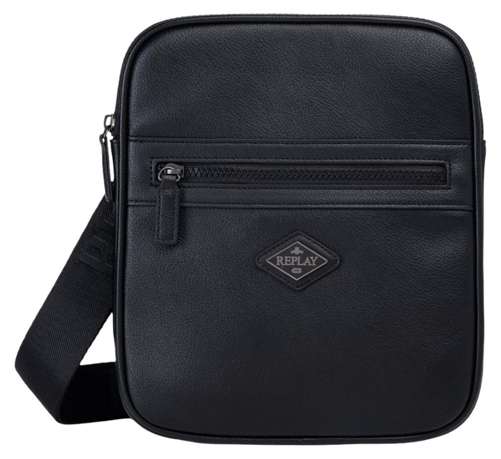 REPLAY Umhängetasche Reporter Bag Black schwarz