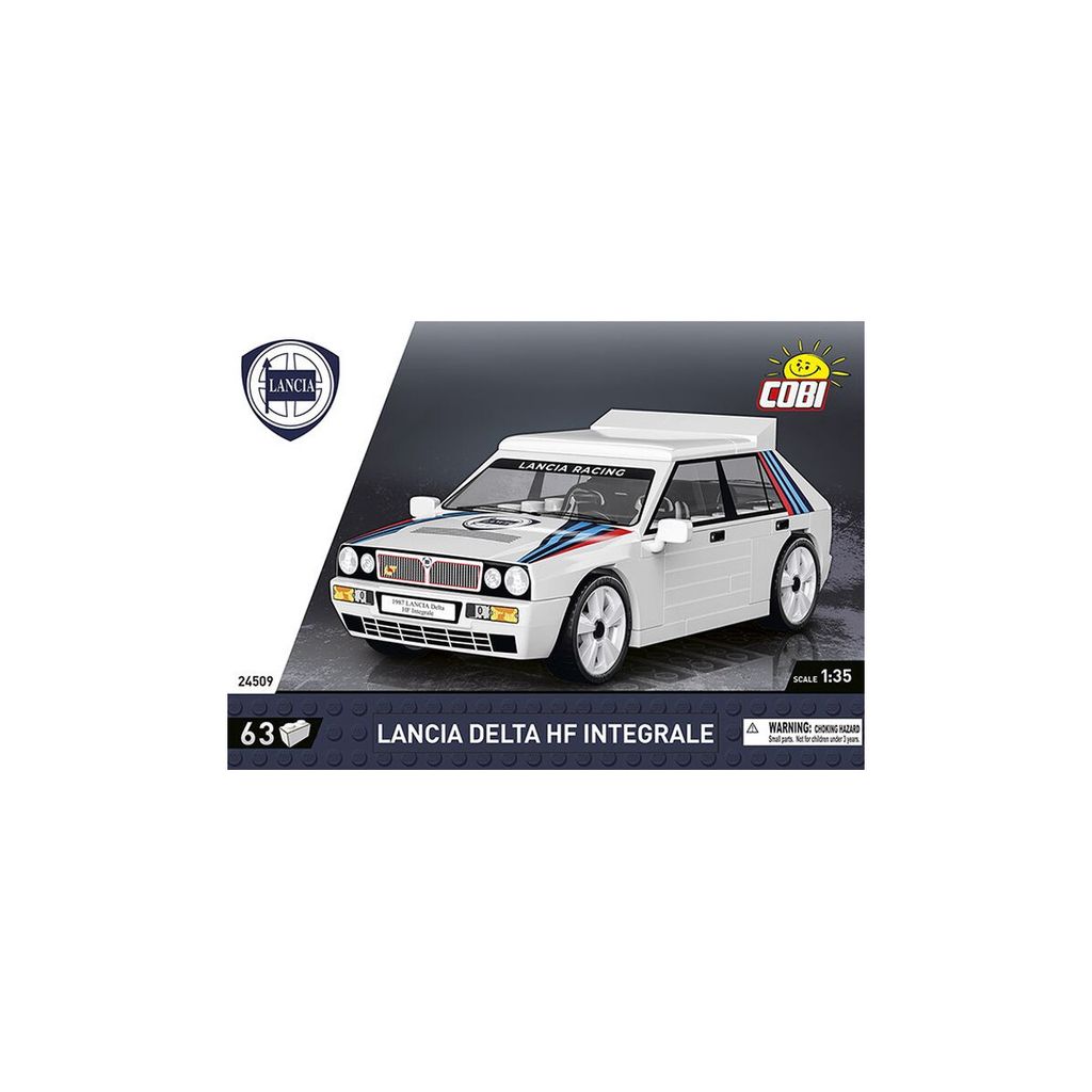 Kepi Douanes COBI 2068 Pièces – LANCIA Delta HF Intégrale Evo 1991 – Jeu De Construction, Neuf Sous Blister