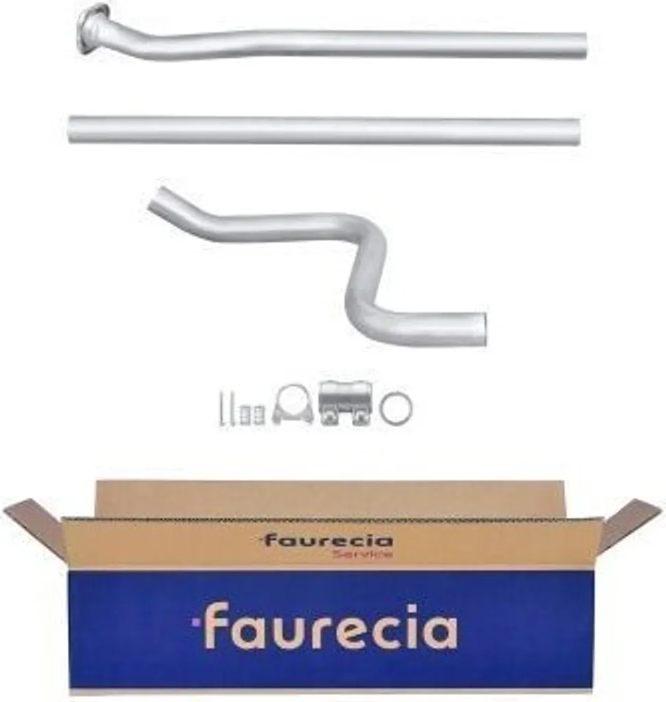 Tube d'échappement central HELLA 8LA 366 001-751 pour C3 I OE 1717EW