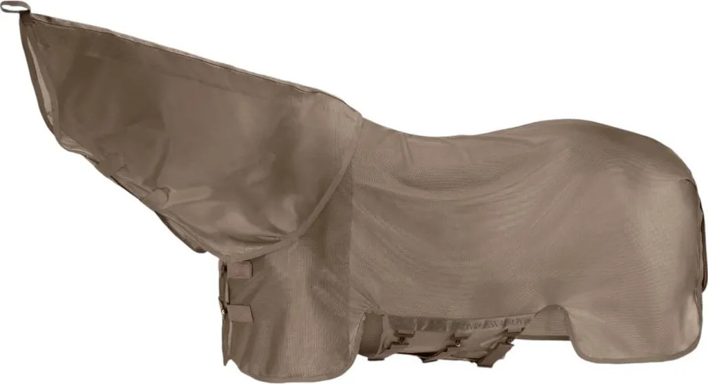 Lusso in Scuderia: Eskadron Platinum 2025 Smoky Taupe Fly Rug L
