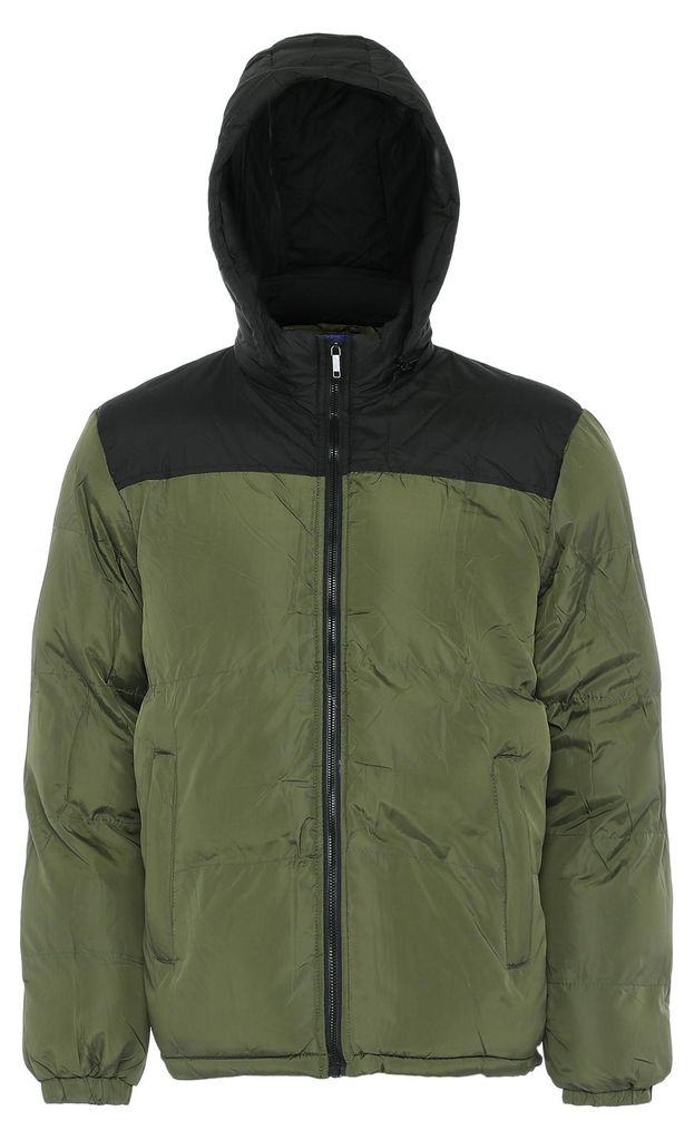 Jika herren wattierte steppjacke - armeegrun, XXXL Produktbild 