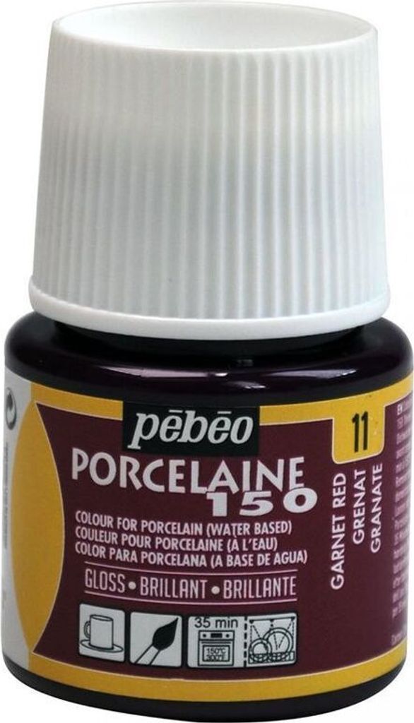 Pebeo Porcelaine 150, 45 ml, 11 Granatrot Produktbild 