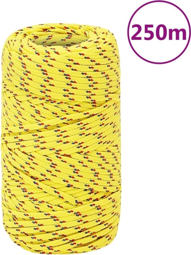 Bootsseil Gelb 2 mm 250 m Polypropylen