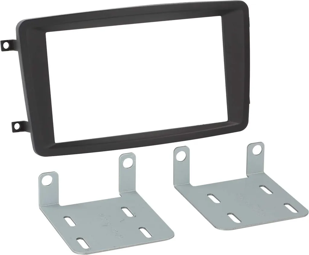 Kit façade 2-DIN Mercedes noir : finissez-en avec les autoradios inadaptés