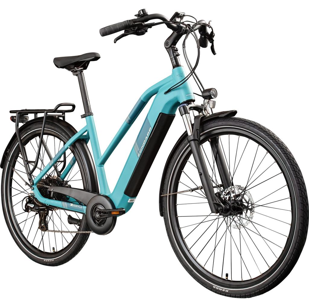 Zündapp Z810 E Bike Trekkingrad 28 Zoll türkisblau 50 cm
