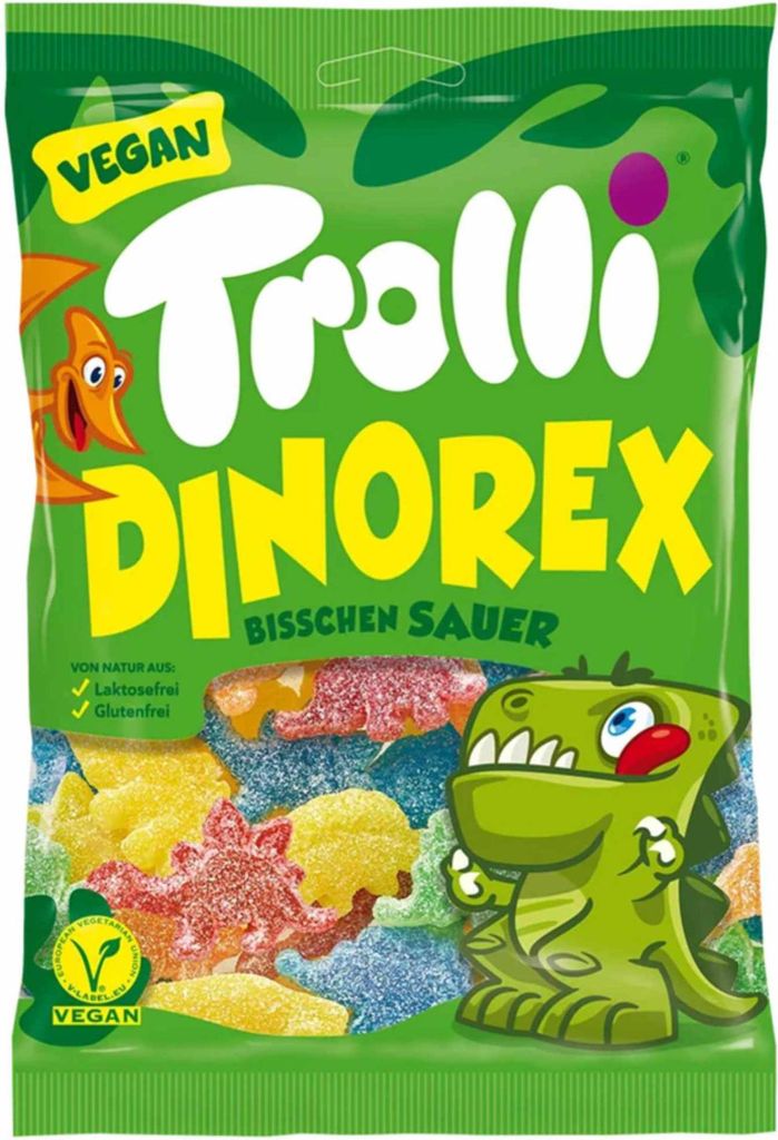 Trolli Dino Rex Sour (Vegan) 150g Obrázok produktu 