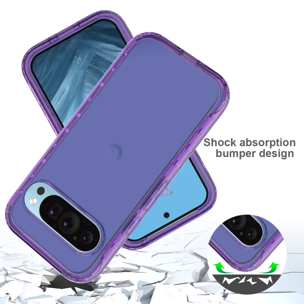 Cover Trasparente TPU BORYA Cover Per Google Pixel 6A, Antiurto Trasparente Ultra Chiara Anti-ingiallimento