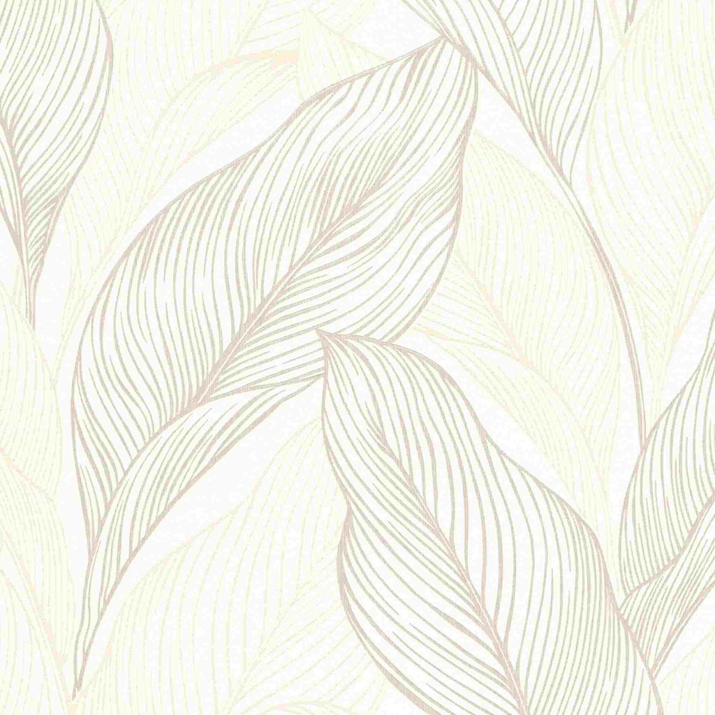 Strukturtapete 10282-02 Vliestapete Blumen Floral 0.53 x 10.05 m Erismann Collage Creme