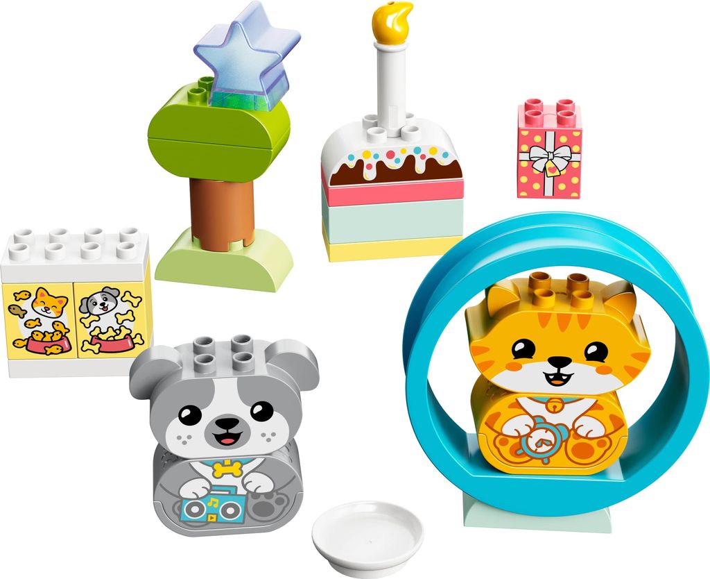 LEGO 10977 LEGO Duplo 10977 Mein erstes Hündchen & Kätzchen Productafbeelding 