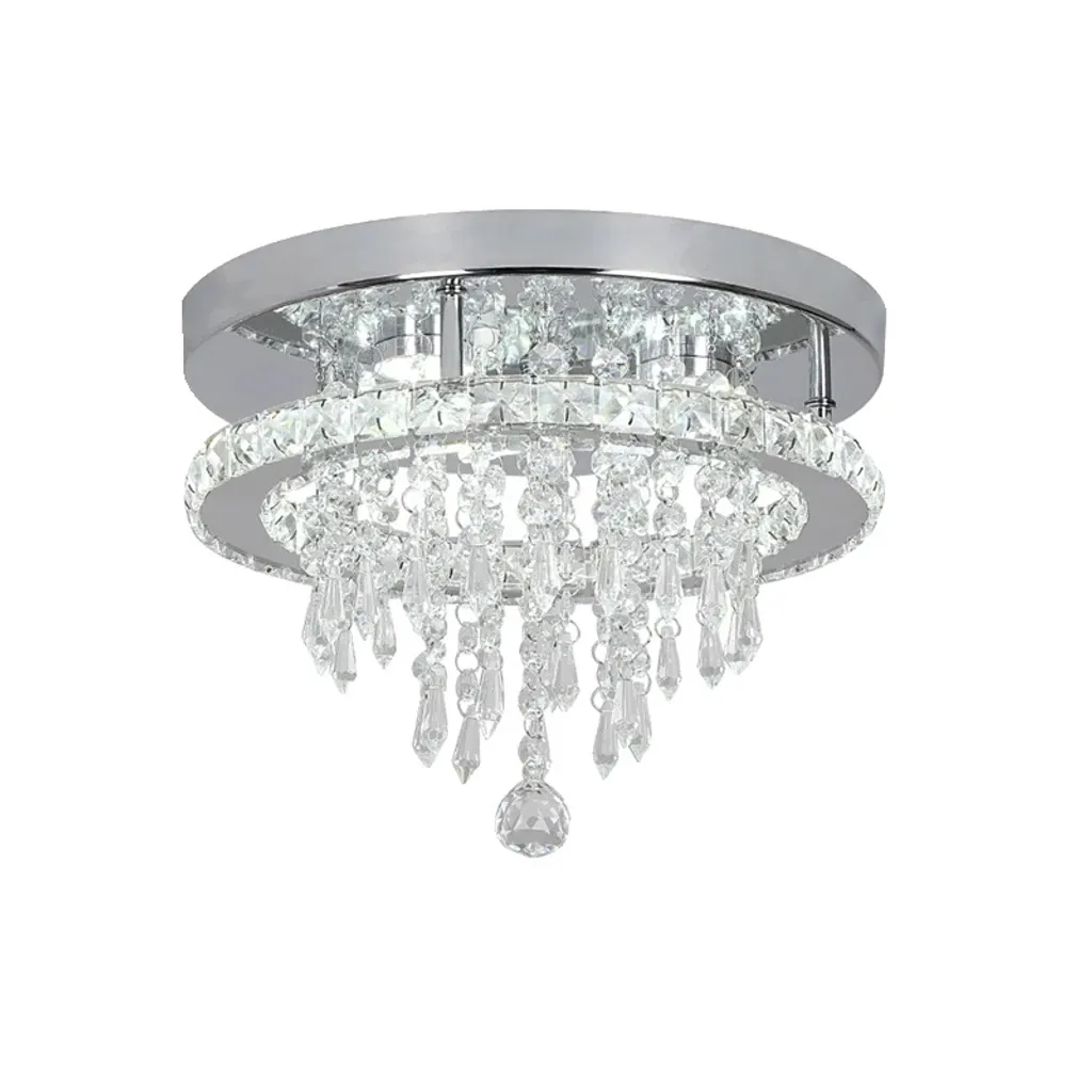 Plafonnier LED cristal X30 haute luminosité et intensité réglable luxe