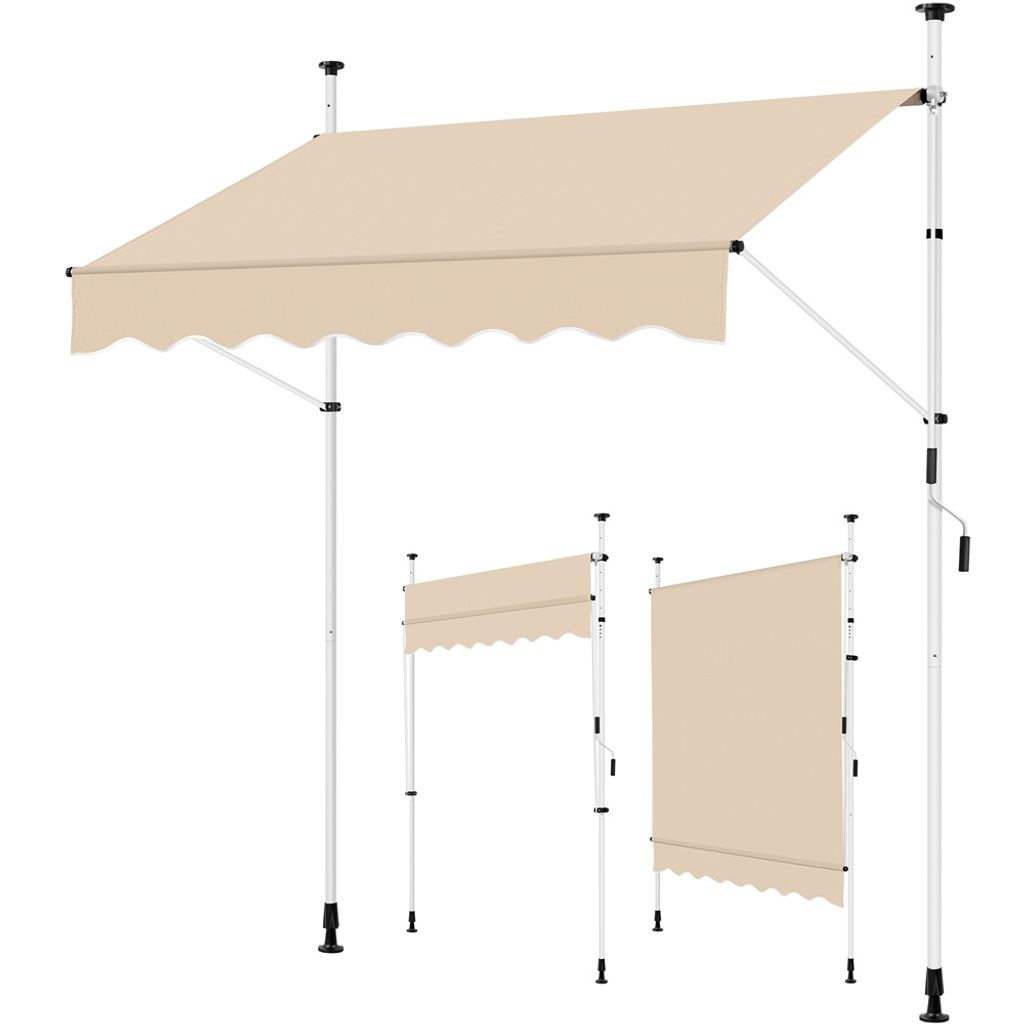 Yaheetech Balkonmarkise mit Handkurbel 200 cm L, Produktbild 