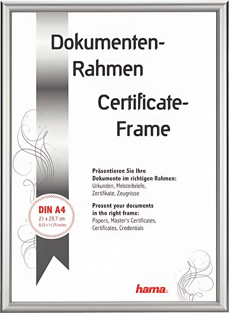 Hama Detroit Einzelbilderrahmen Silber