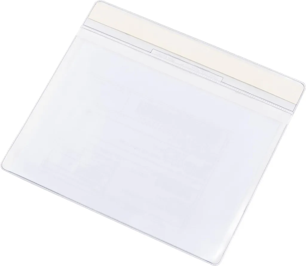 Pochette de Signalisation A5 en Plastique Rigide Transparent - Lot de 10