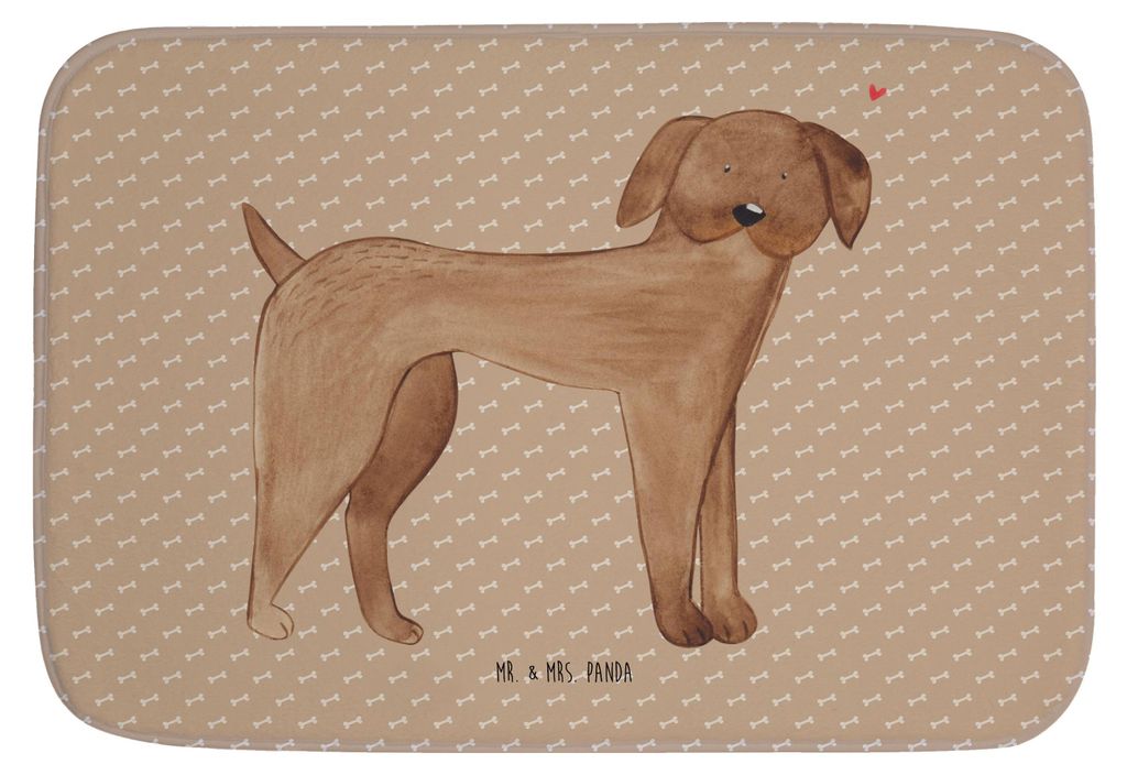 Mr. & Mrs. Panda duschmatte Hund Dogge - Hundeglück - Geschenk, Badezimmer Matte, Badezimmerteppich, Süß, Badvorleger, Sprüche, Badteppich, Her...