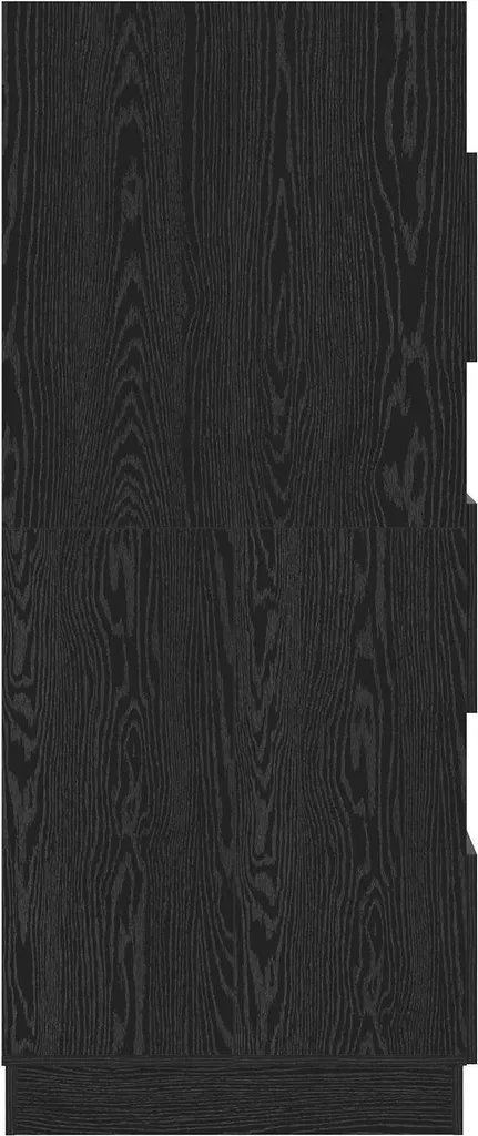 Armoire à linge compacte chêne noir 162 cm pour optimiser petits espaces - 7