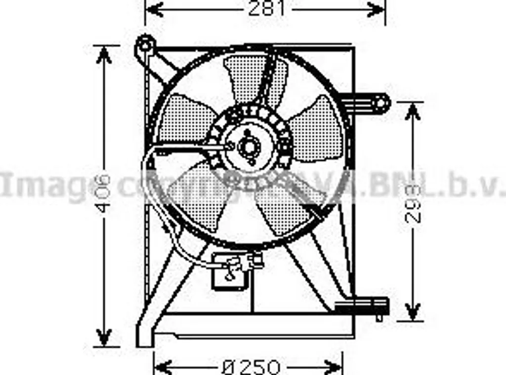 Ventilateur de refroidissement pour Lanos idéal en cas de chauffe