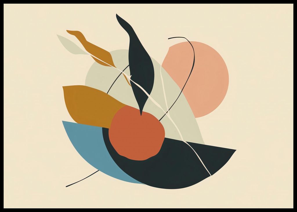 Plakat 84,1x59,4cm Organische Form