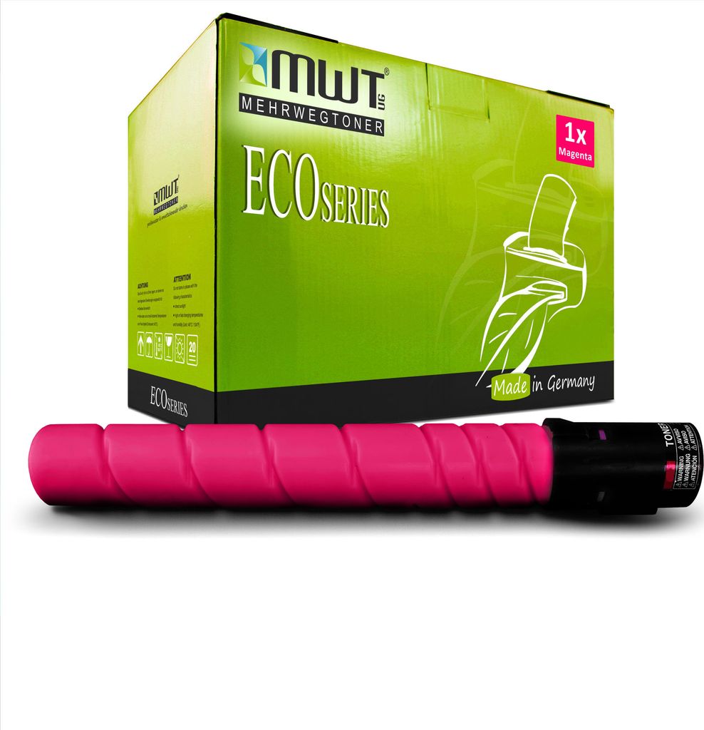 1 Mehrwegtoner kompatible Lasertoner ersetzt Konica Minolta TN-321M A33K350 Magenta