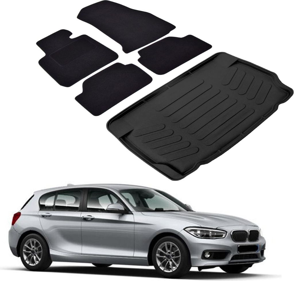 Kofferraumwanne Fußmatten Set Für BMW 1 Series F20 Produktbild 